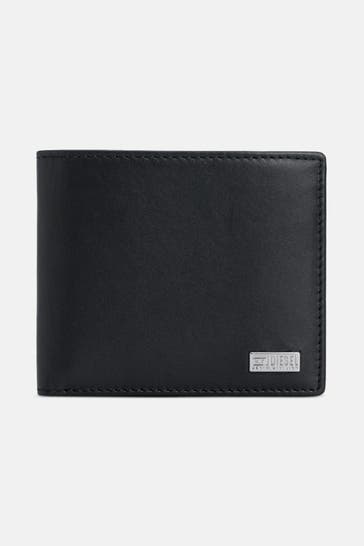 DIESEL Ledergeldbörse schwarz