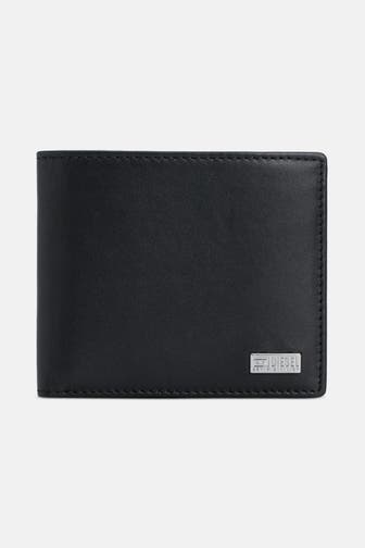 DIESEL Ledergeldbörse schwarz