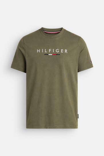 TOMMY HILFIGER T-Shirt 'New York' oliv