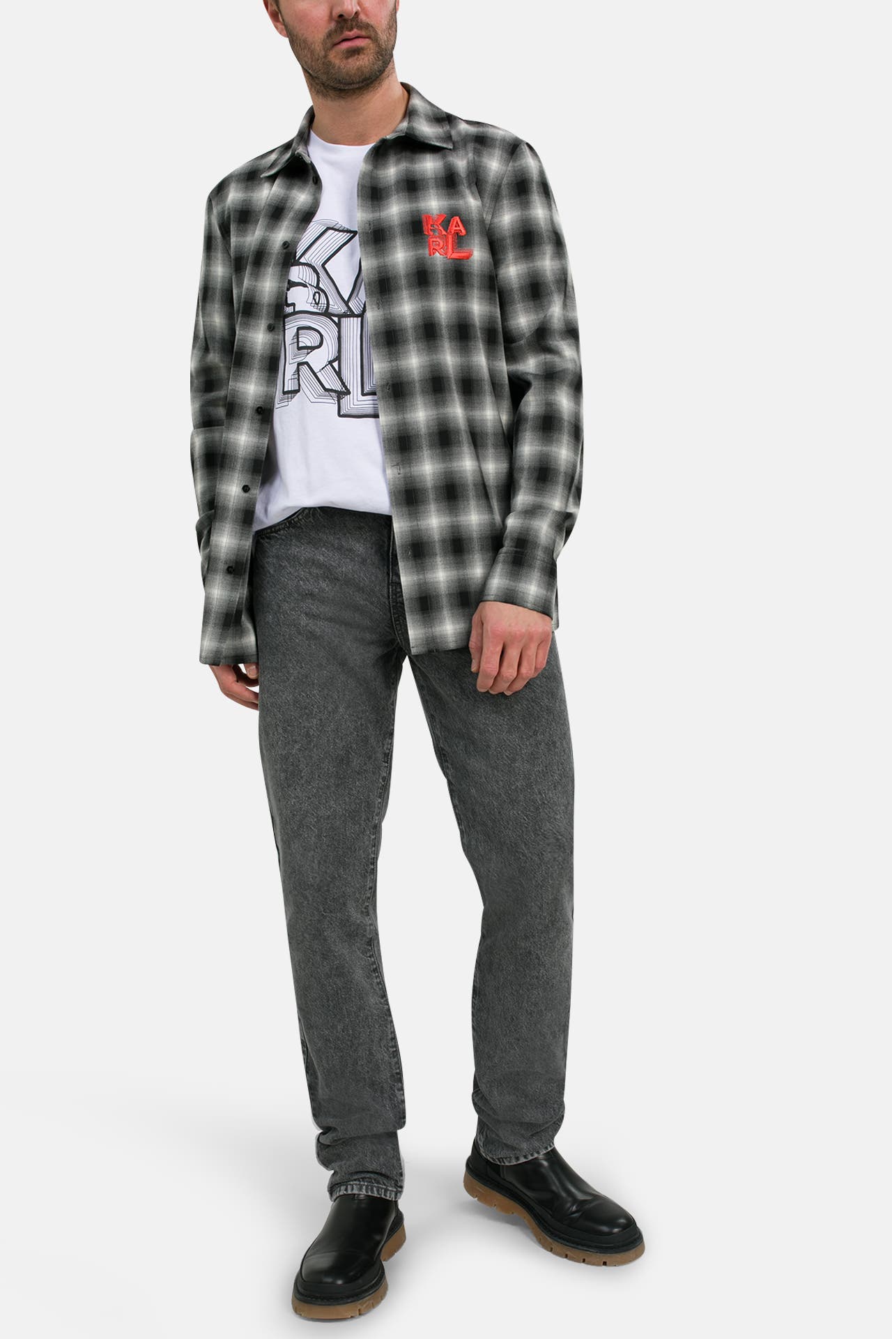 KARL LAGERFELD Karohemd Regular Fit, Bild 1