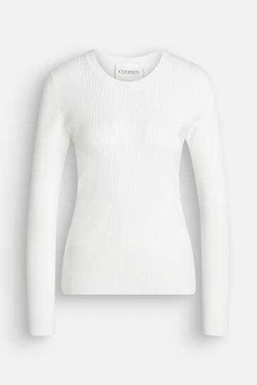 CLOSED Strickpullover weiß