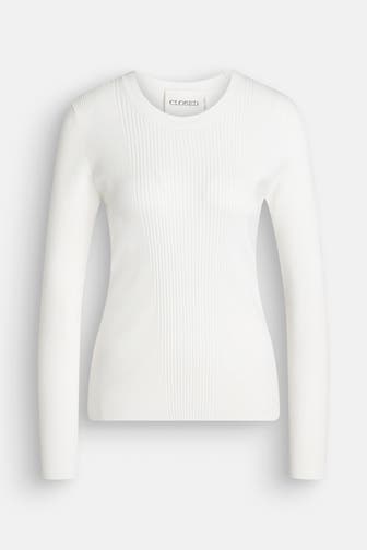 CLOSED Strickpullover weiß