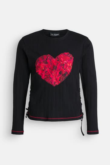 DESIGUAL Longsleeve schwarz