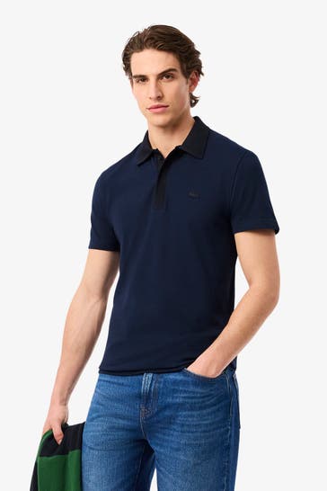 LACOSTE Polo-Shirt dunkelblau