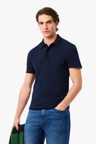 LACOSTE Polo-Shirt dunkelblau