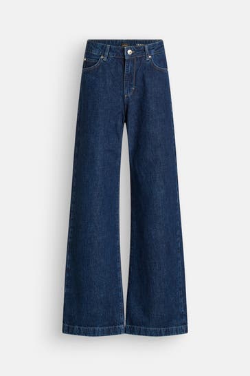 WINDSOR. Jeans dunkelblau wide