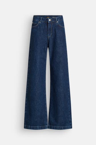 WINDSOR. Jeans dunkelblau wide