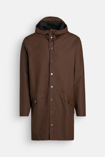 RAINS Regenmantel dunkelbraun unisex