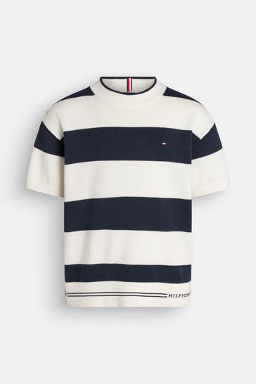 TOMMY HILFIGER Strickshirt gestreift