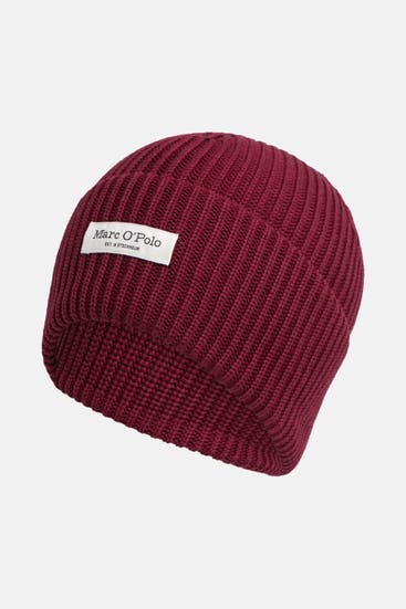 MARC O'POLO - Mütze weinrot