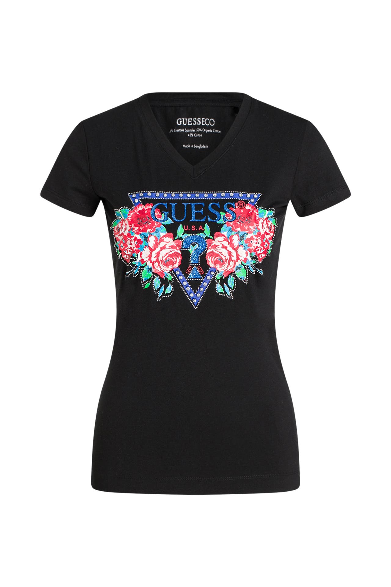 T shirt guess sale outlet