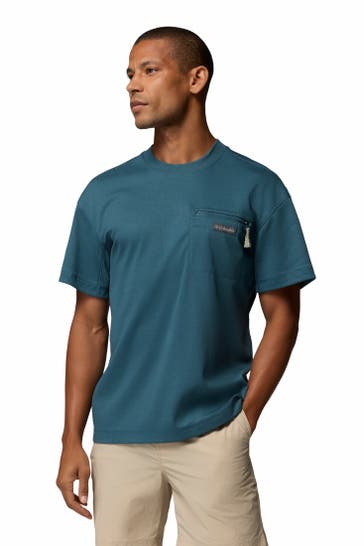 COLUMBIA T-Shirt petrol