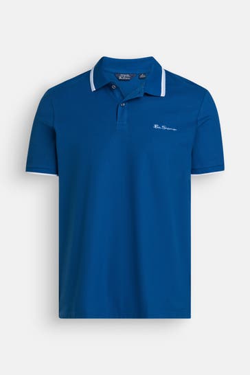 BEN SHERMAN Polo-Shirt dunkelblau