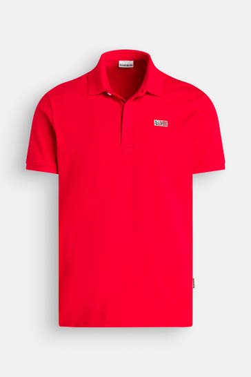 NAPAPIJRI Polo-Shirt 'Evan' rot