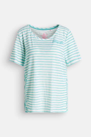 LIEBLINGSSTÜCK T-Shirt türkis gemustert