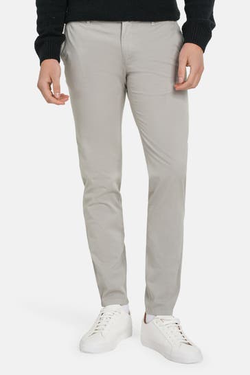 ALBERTO Stoffhose 'Rob' hellgrau
