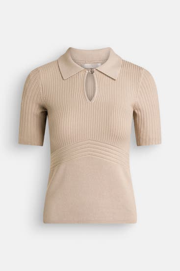 GUESS - Strickshirt 'Flora' hellbraun