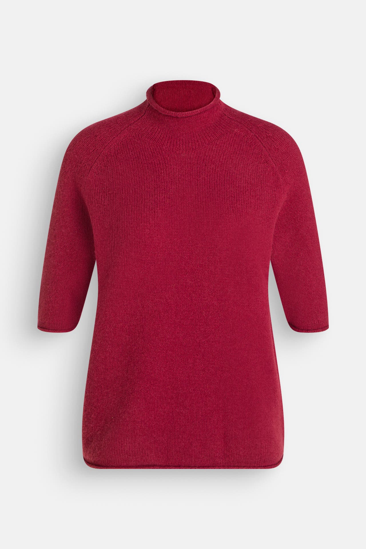 LUISA CERANO Strickshirt weinrot, Bild 1