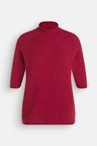 LUISA CERANO Strickshirt weinrot