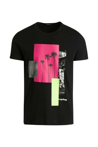 REPLAY T-Shirt schwarz