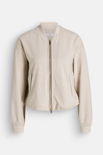 RIANI Sweatjacke sand meliert