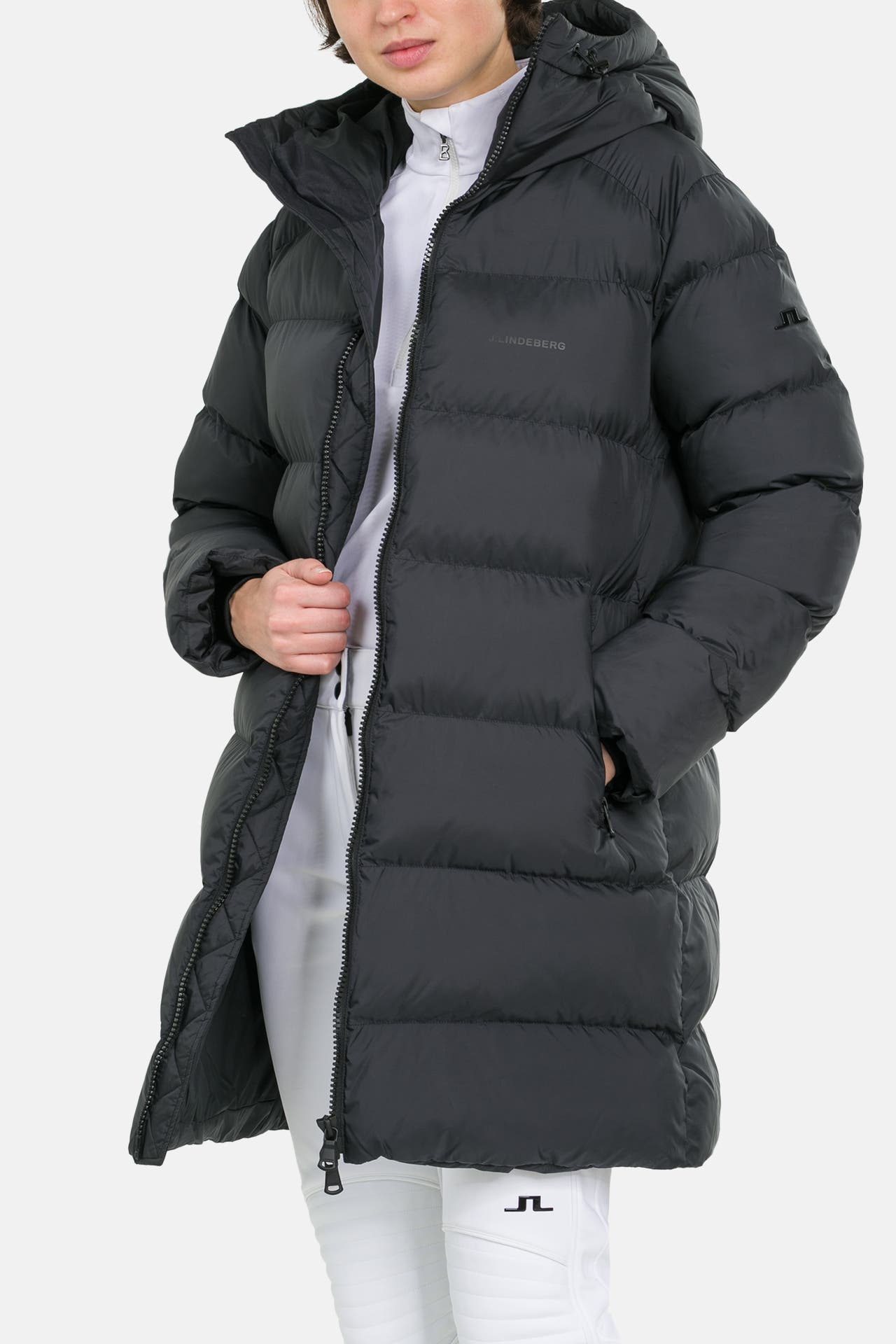 J.LINDEBERG SPORTSWEAR Steppmantel 'Baryl' schwarz, Bild 1