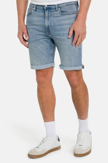 CK JEANS Jeansshorts hellblau