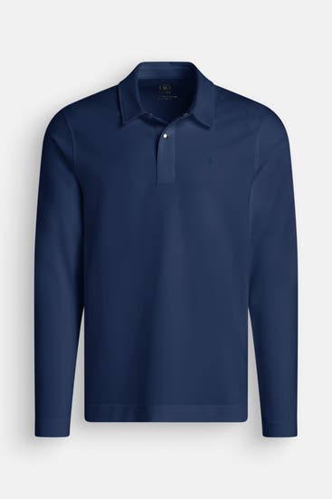 BOGNER - Langarm-Polo 'Timon-6' navy