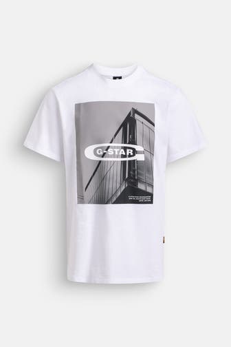 G-STAR T-Shirt weiß