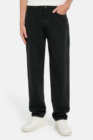 HUGO Jeans schwarz tapered