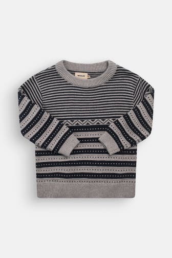 WHEAT Strickpullover 'Janus' zweifarbig