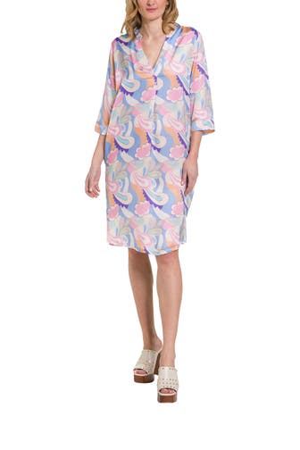 FRIEDA & FREDDIES NY Midikleid bunt-gemustert