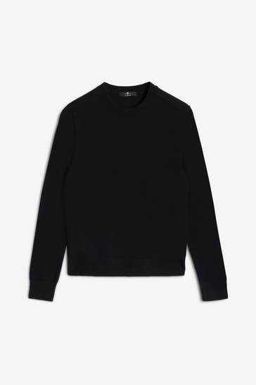 7 FOR ALL MANKIND Kaschmirpullover schwarz