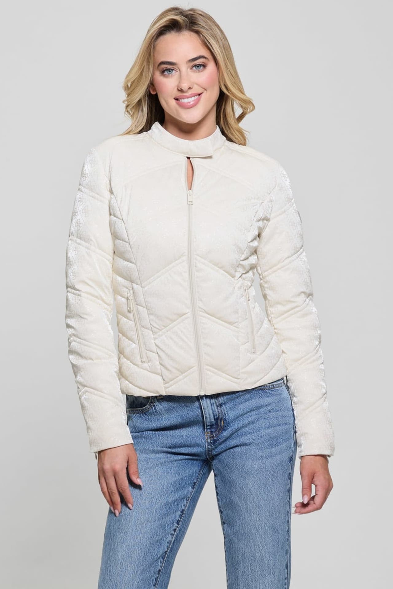 GUESS Light-Steppjacke 'Vona' ecru, Bild 1