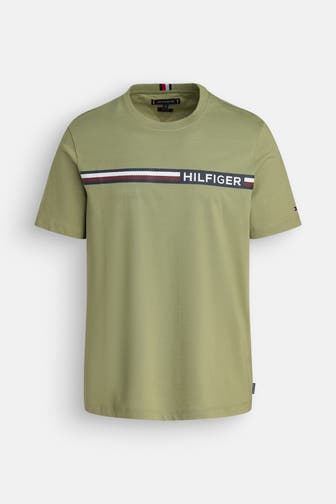 TOMMY HILFIGER T-Shirt graugrün