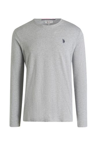 U.S. POLO ASSN. Longsleeve hellgrau