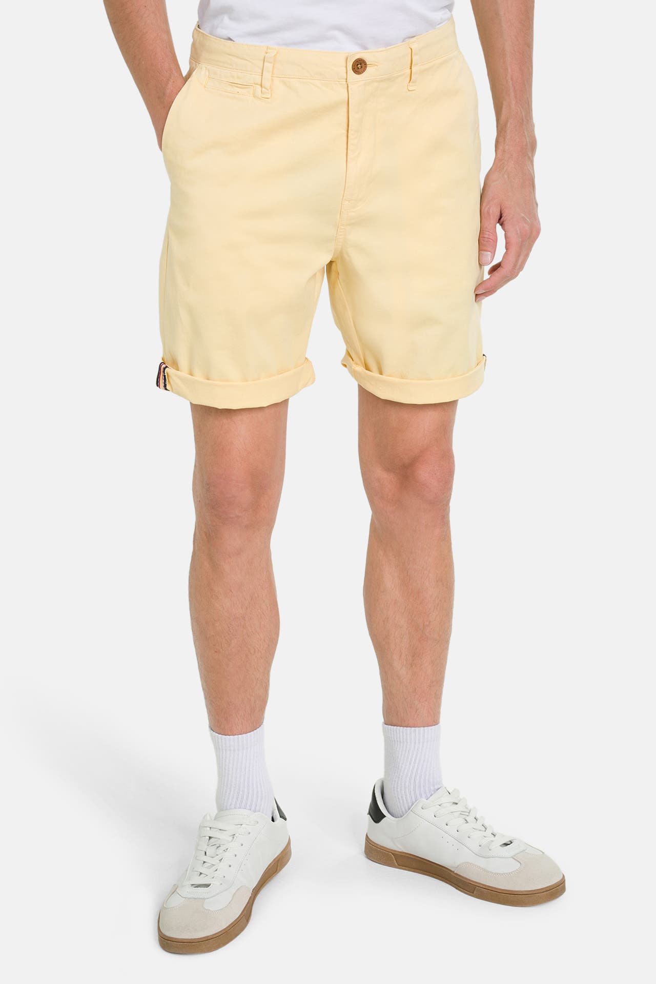 SUPERDRY Chino-Shorts gelb, Bild 1