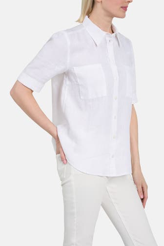 BETTY BARCLAY Kurzarmbluse weiß