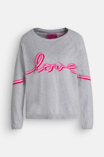 LIEBLINGSSTÜCK Strickpullover grau