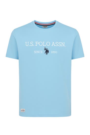 U.S. POLO ASSN. T-Shirt hellblau