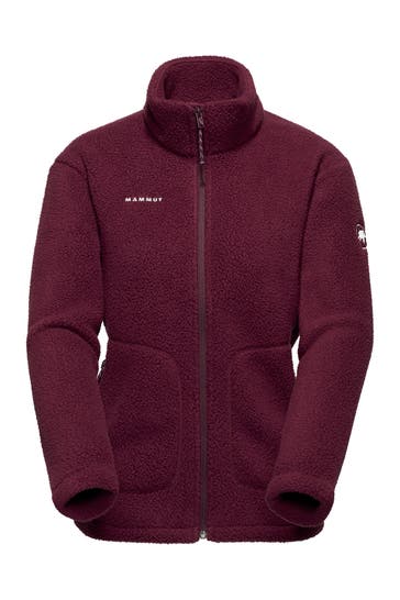 MAMMUT Fleecejacke weinrot
