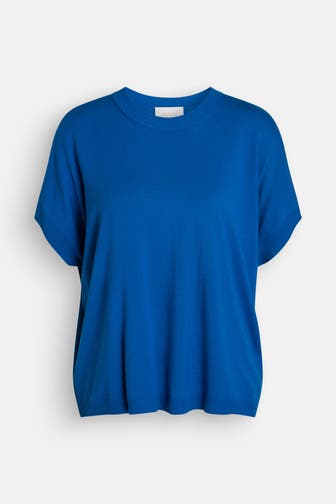 JUVIA Strickshirt blau