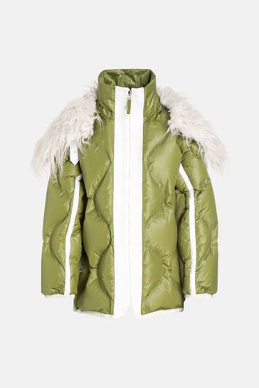 JET SET Daunenjacke zweifarbig