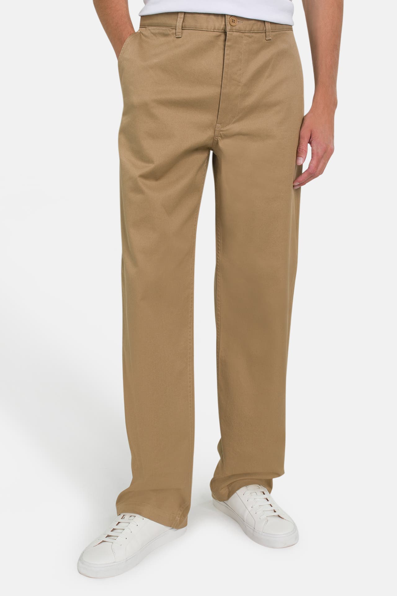 WOOD WOOD Chino 'Stefan' hellbraun, Bild 1