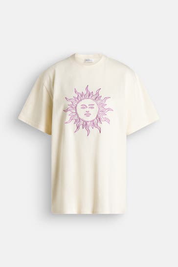 OH APRIL T-Shirt 'Sun' sand