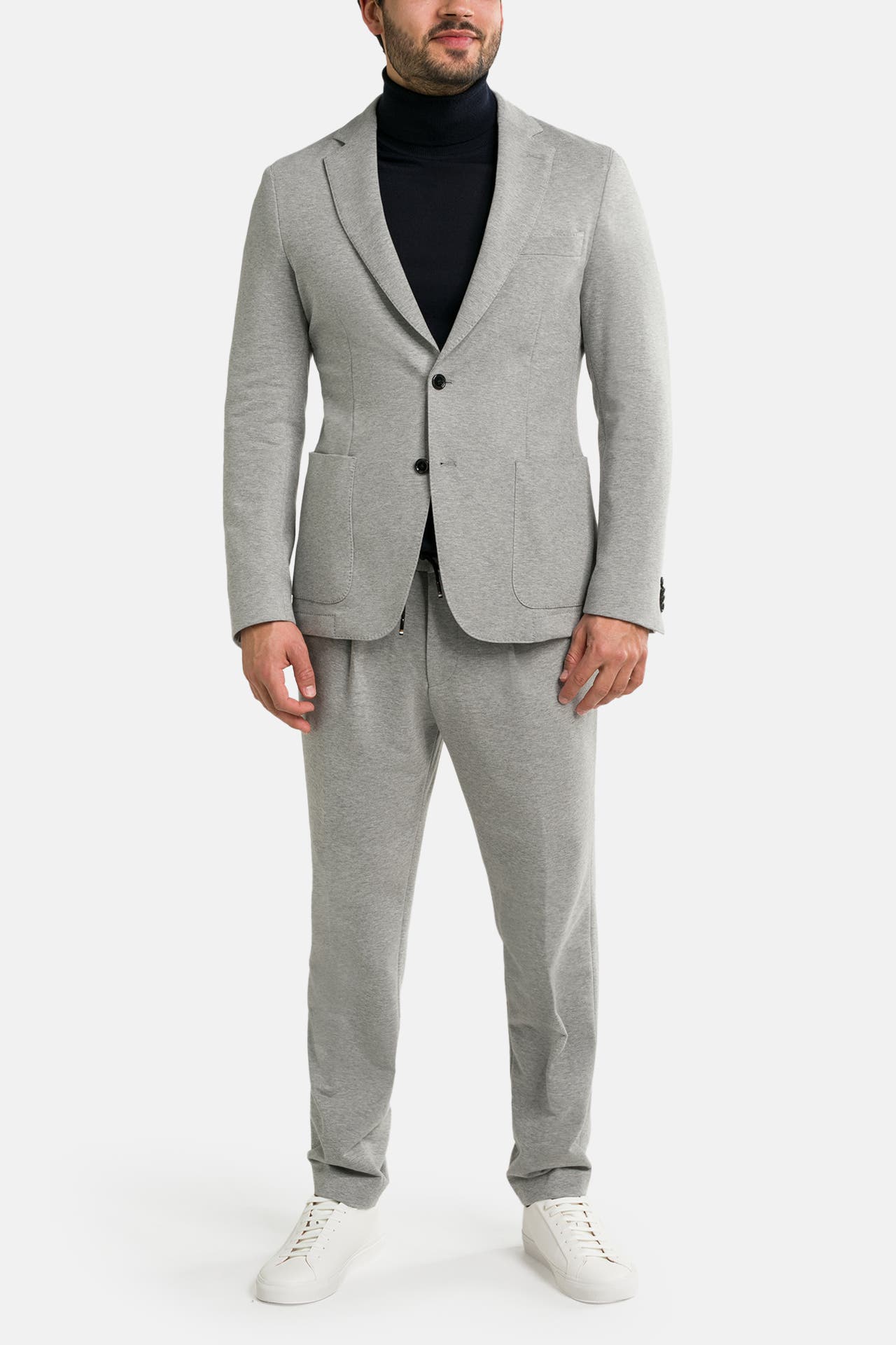 BOSS Sweat-Anzug 'Hanry' hellgrau, Bild 1
