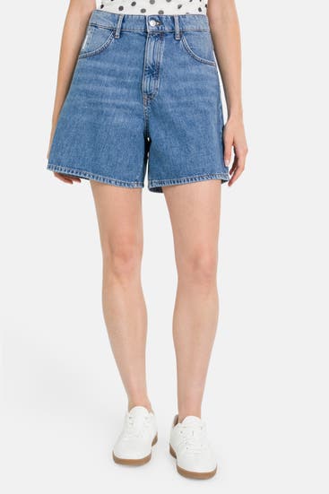 MARC O'POLO DENIM - Jeansshorts blau