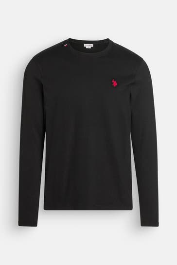 U.S. POLO ASSN. Longsleeve schwarz