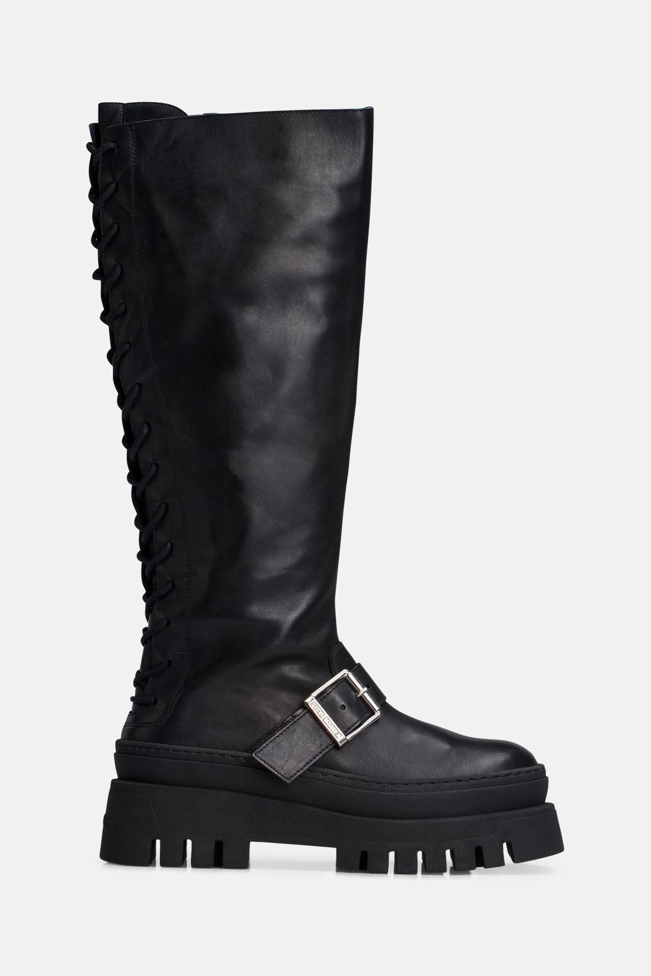 STEVE MADDEN Leder-Boots schwarz, Bild 1