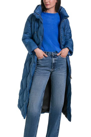 FUCHS SCHMITT Steppmantel azurblau